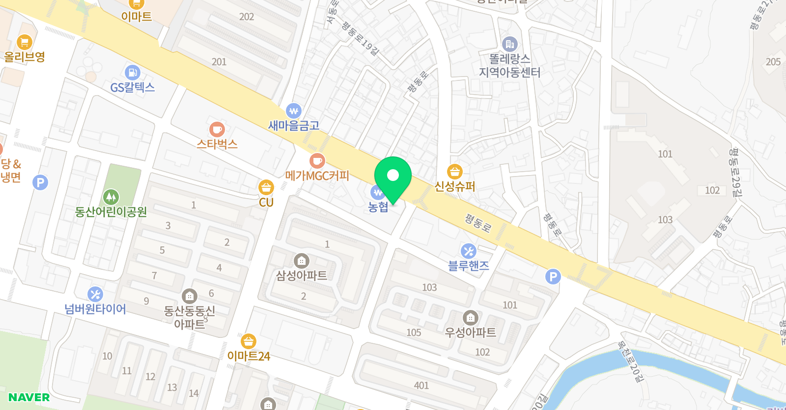 청룡유소년축구클럽 위치