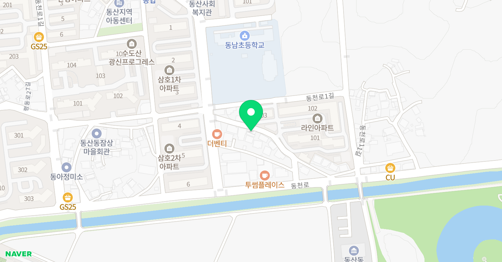 은소리피아노음악 학원 위치