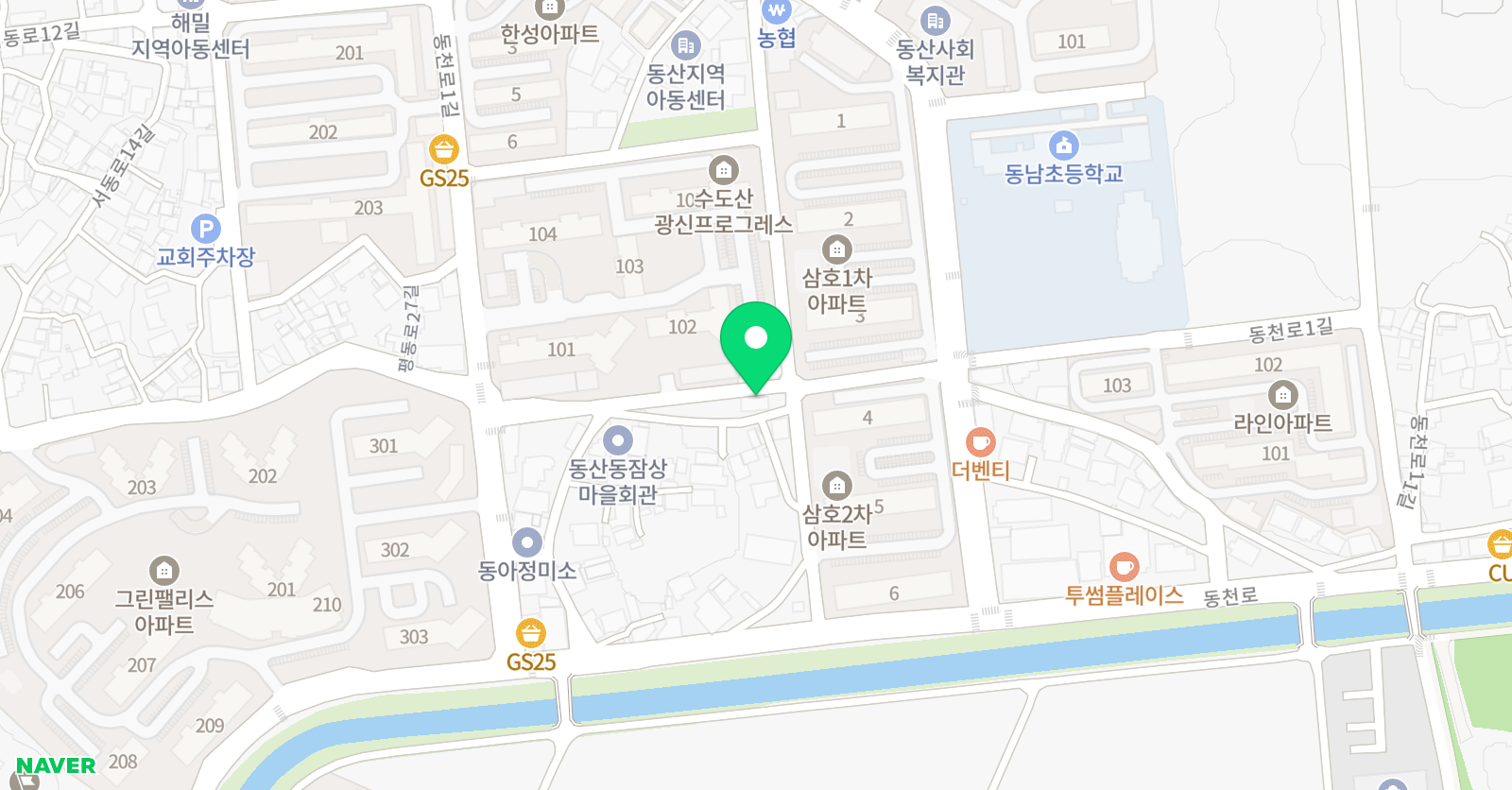 피터팬 미술피아노학원 위치