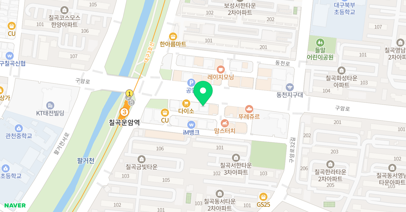 조장은음악미술학원 위치