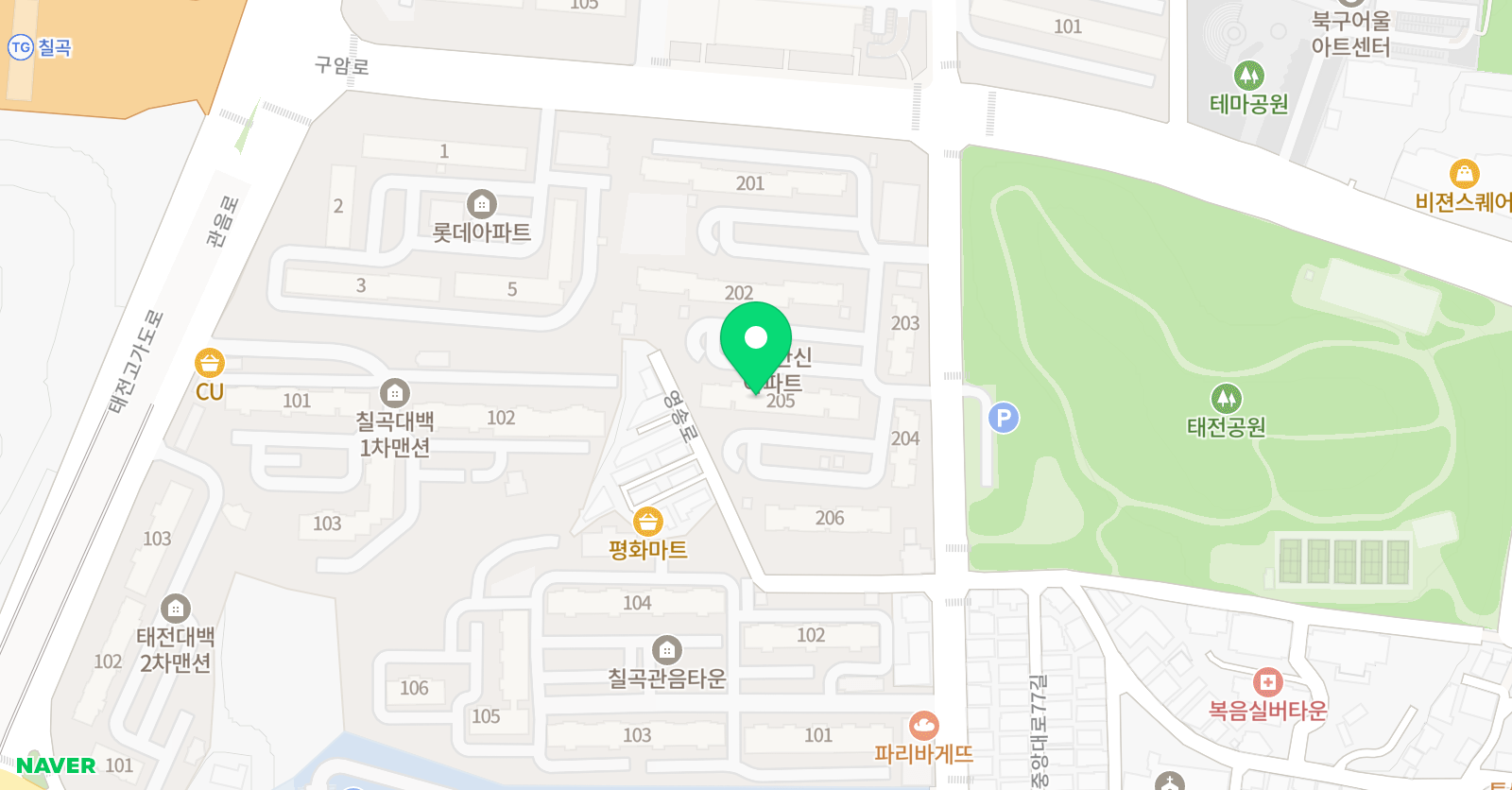잉글리쉬 존 어학원 위치
