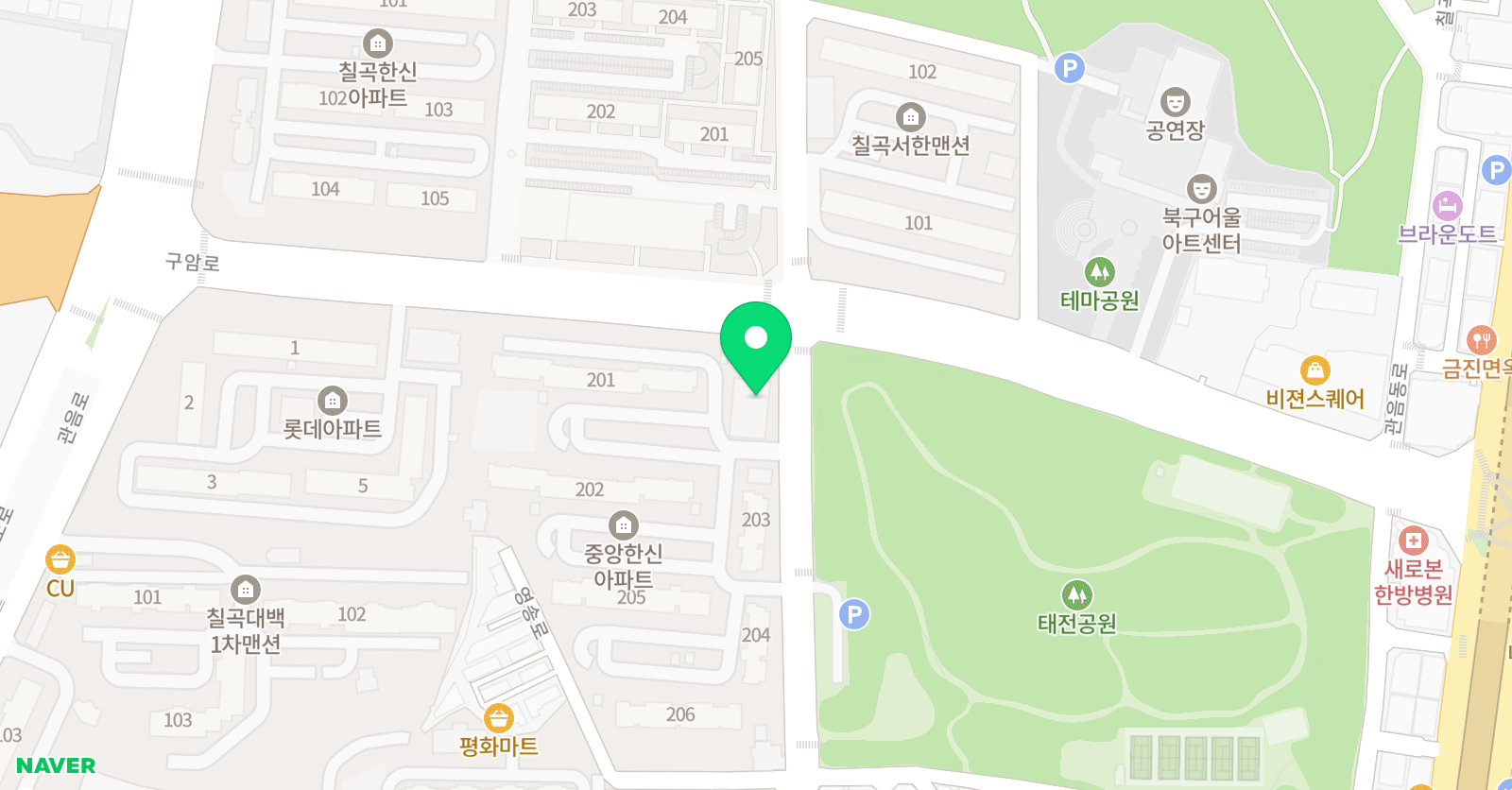 백샘 수학 위치