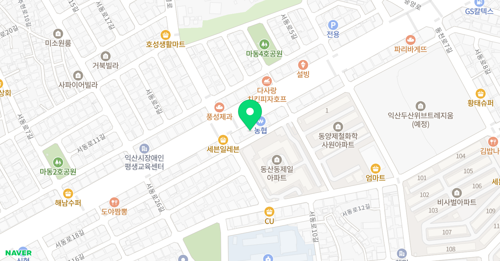 엘리트 태권도 석사아카데미 위치