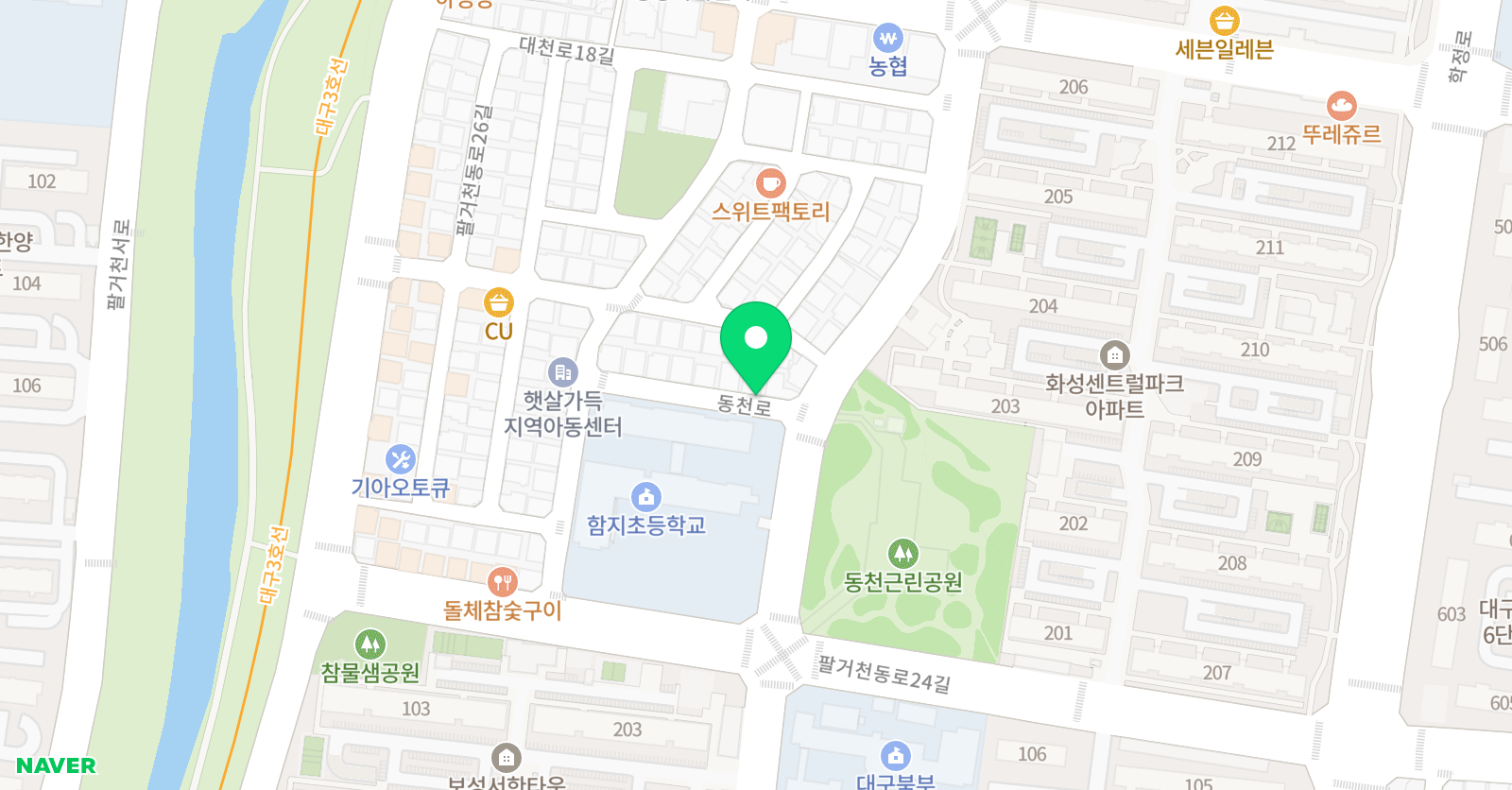 하늘소리 음악학원 위치