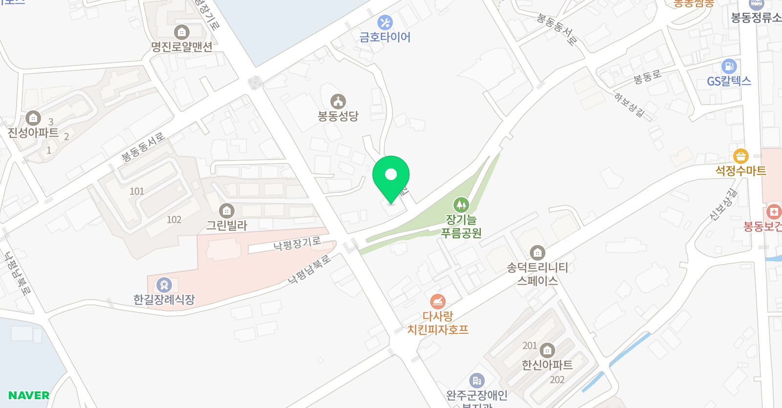 동양 학원 위치