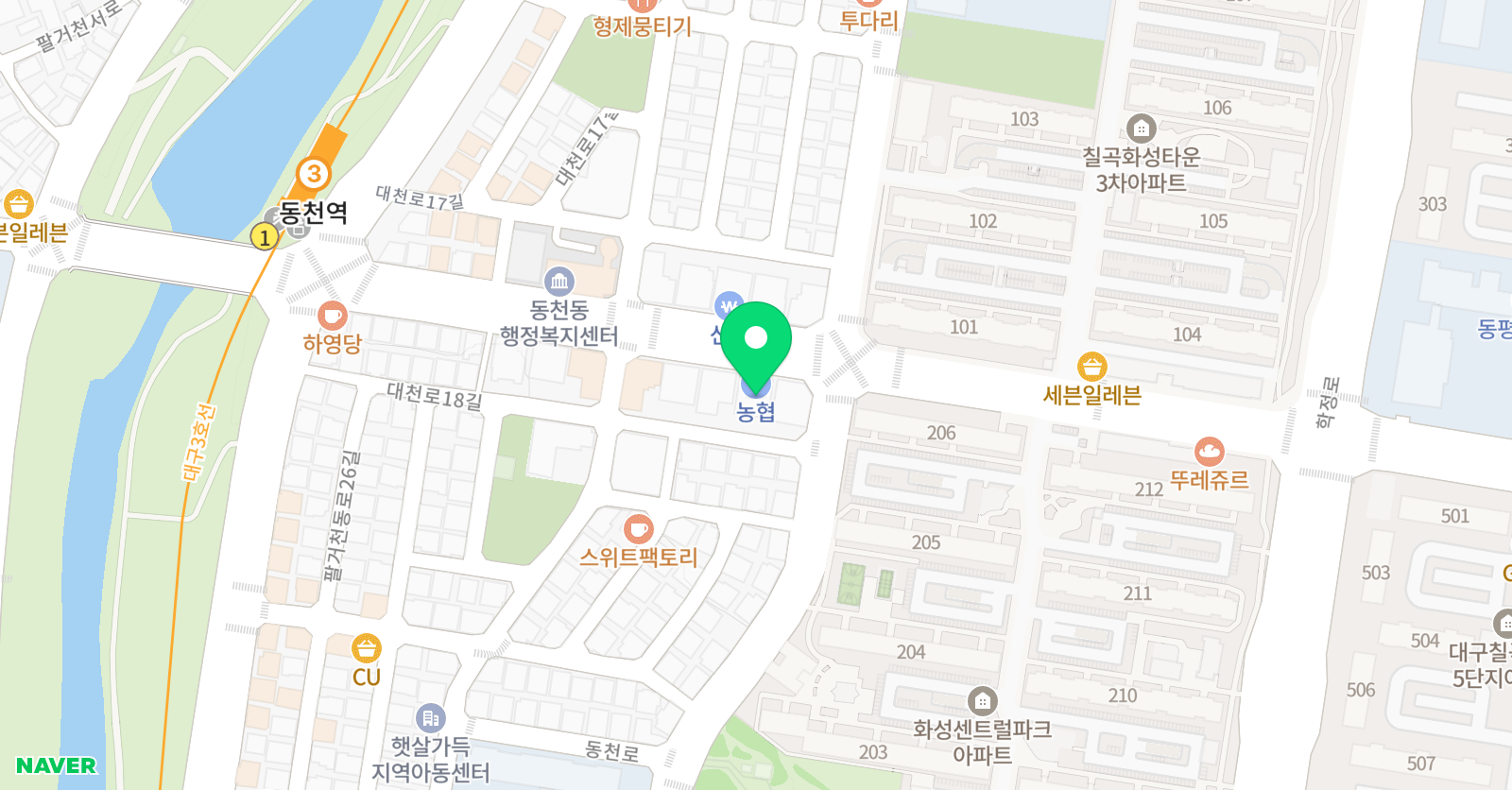 수학의힘 생각학원 위치
