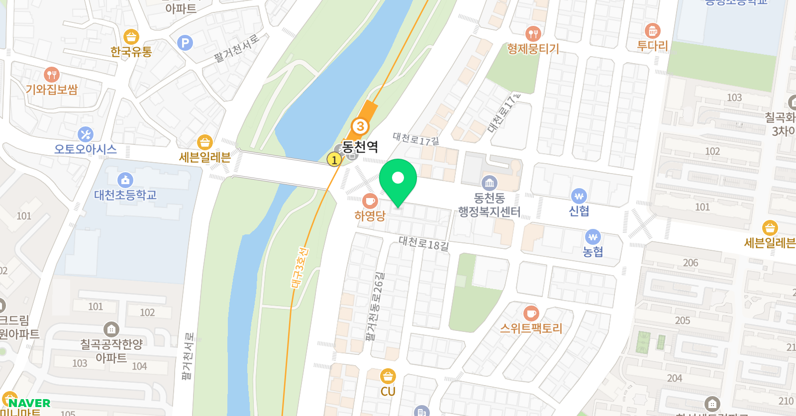 하태욱선생 영어 위치