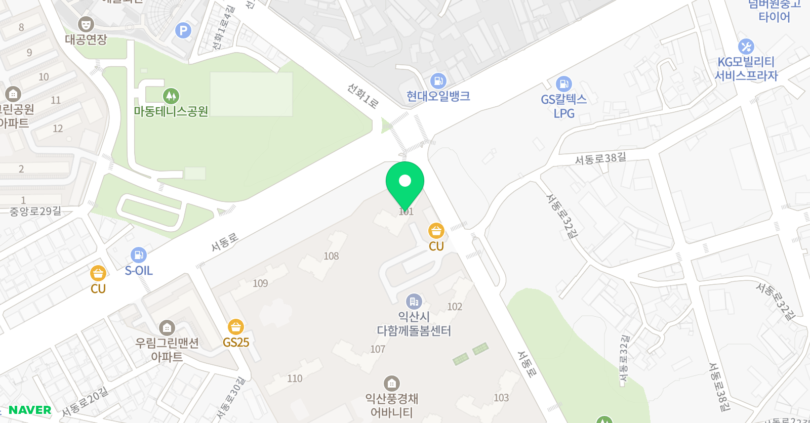 삼성영어셀레나 풍경채학습관 위치