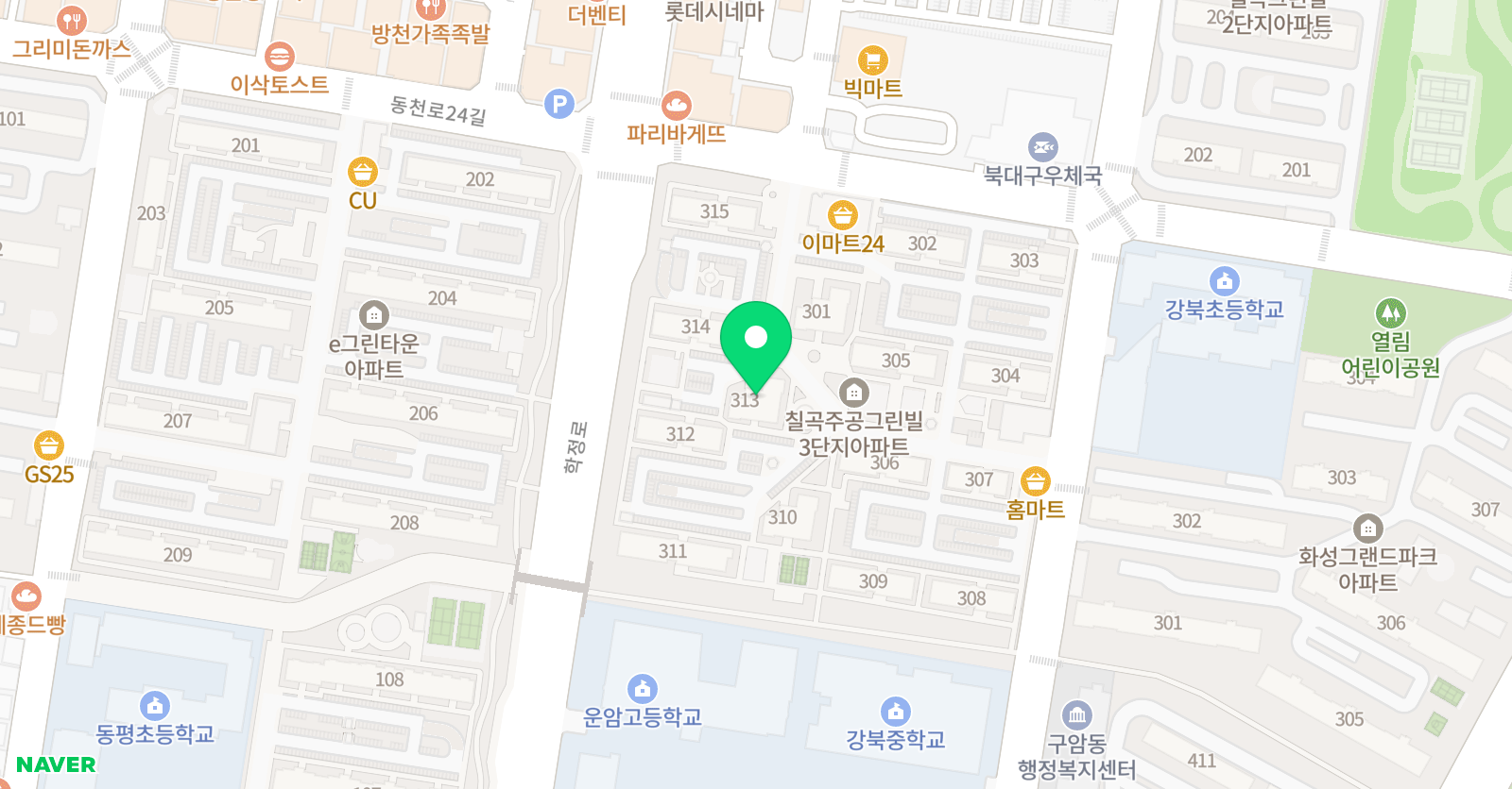푸르넷 공부방 조쌤푸르넷 위치