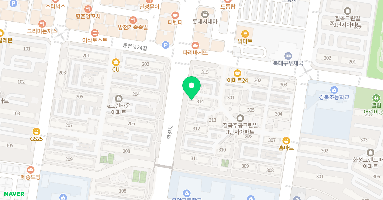 딱풀리는수학 수학 강북초점 위치