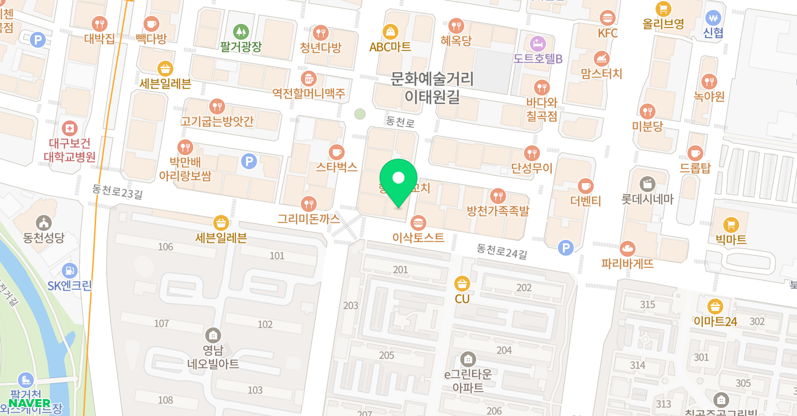 매쓰웨이 수학학원 위치