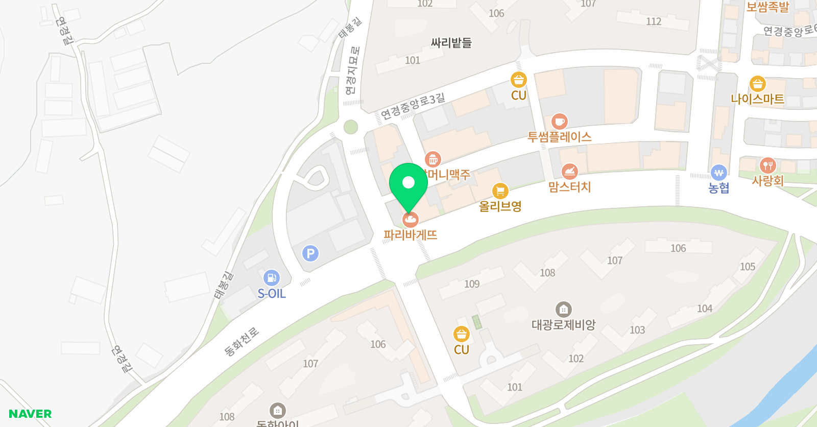 기린섬 미술학원 연경점 위치