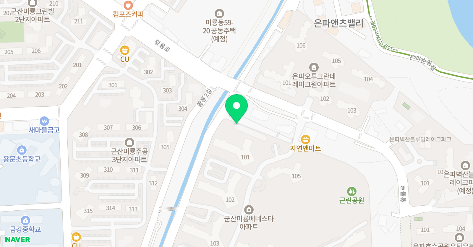 아이스크림홈런 더오름 학원 위치
