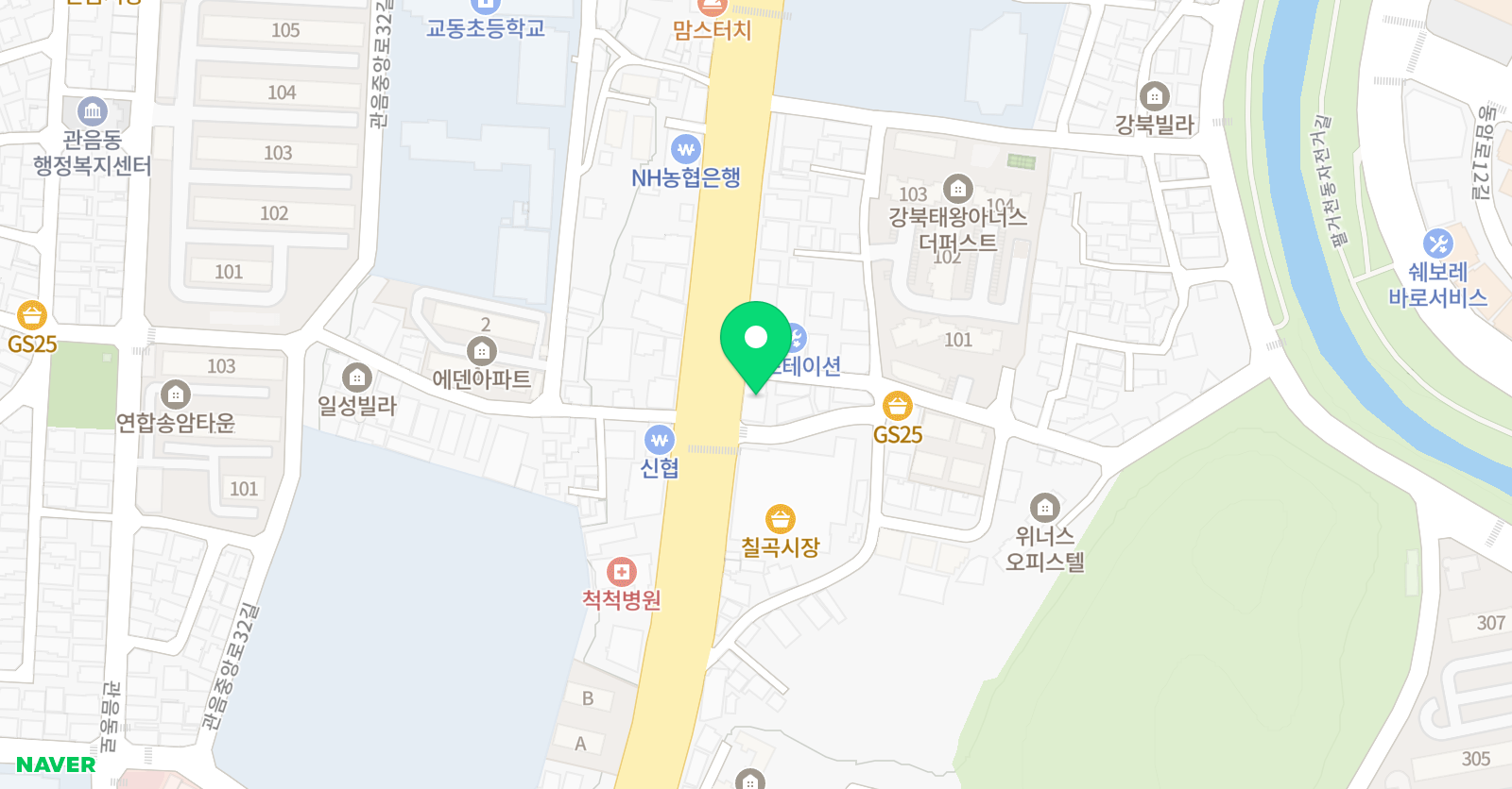 고구려 수학영어학원 위치