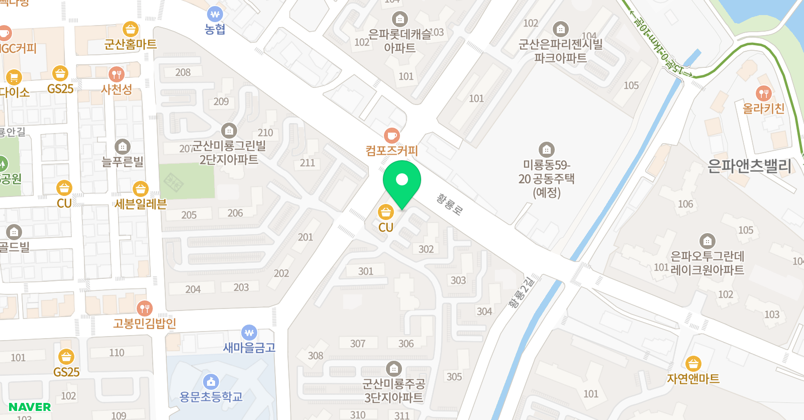 하엘피아노 학원 위치