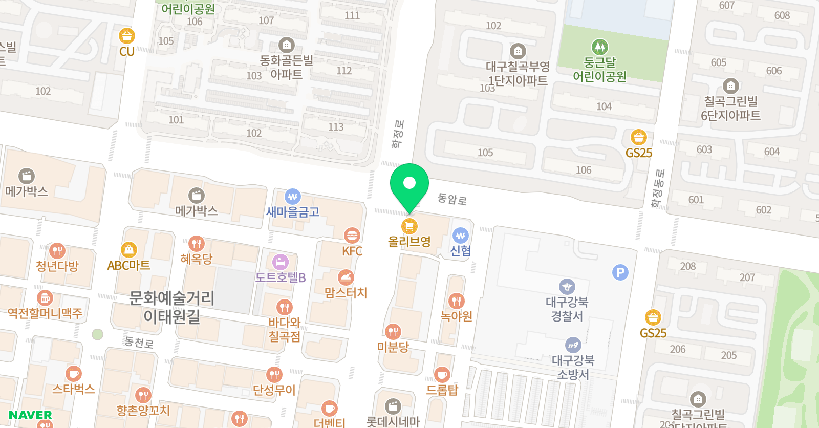 코넬 수학전문학원 위치