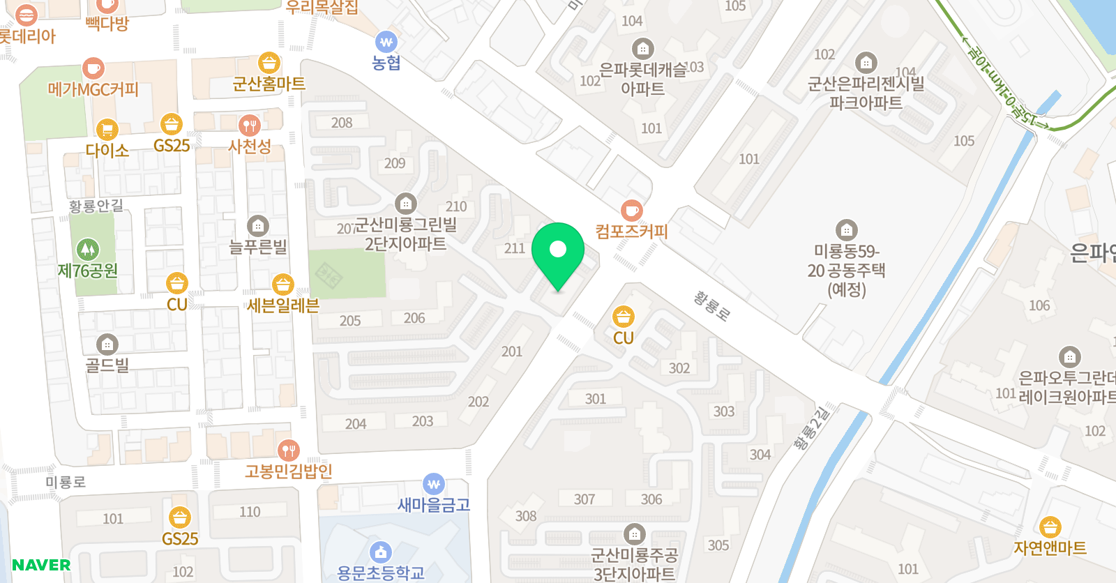 국민 태권도장 미룡관 위치