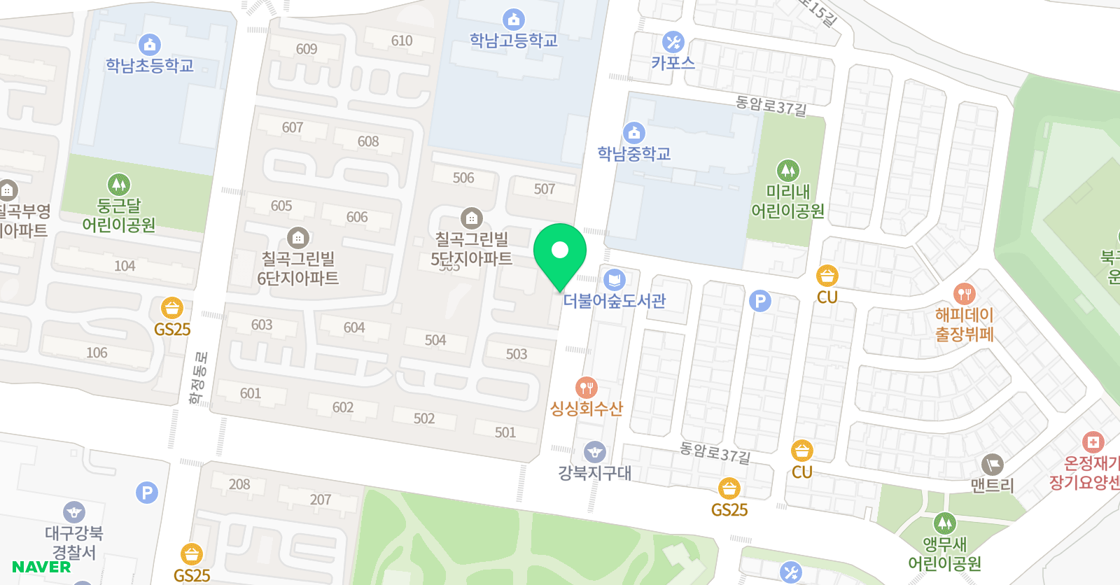 뮤엠 영어학원 위치