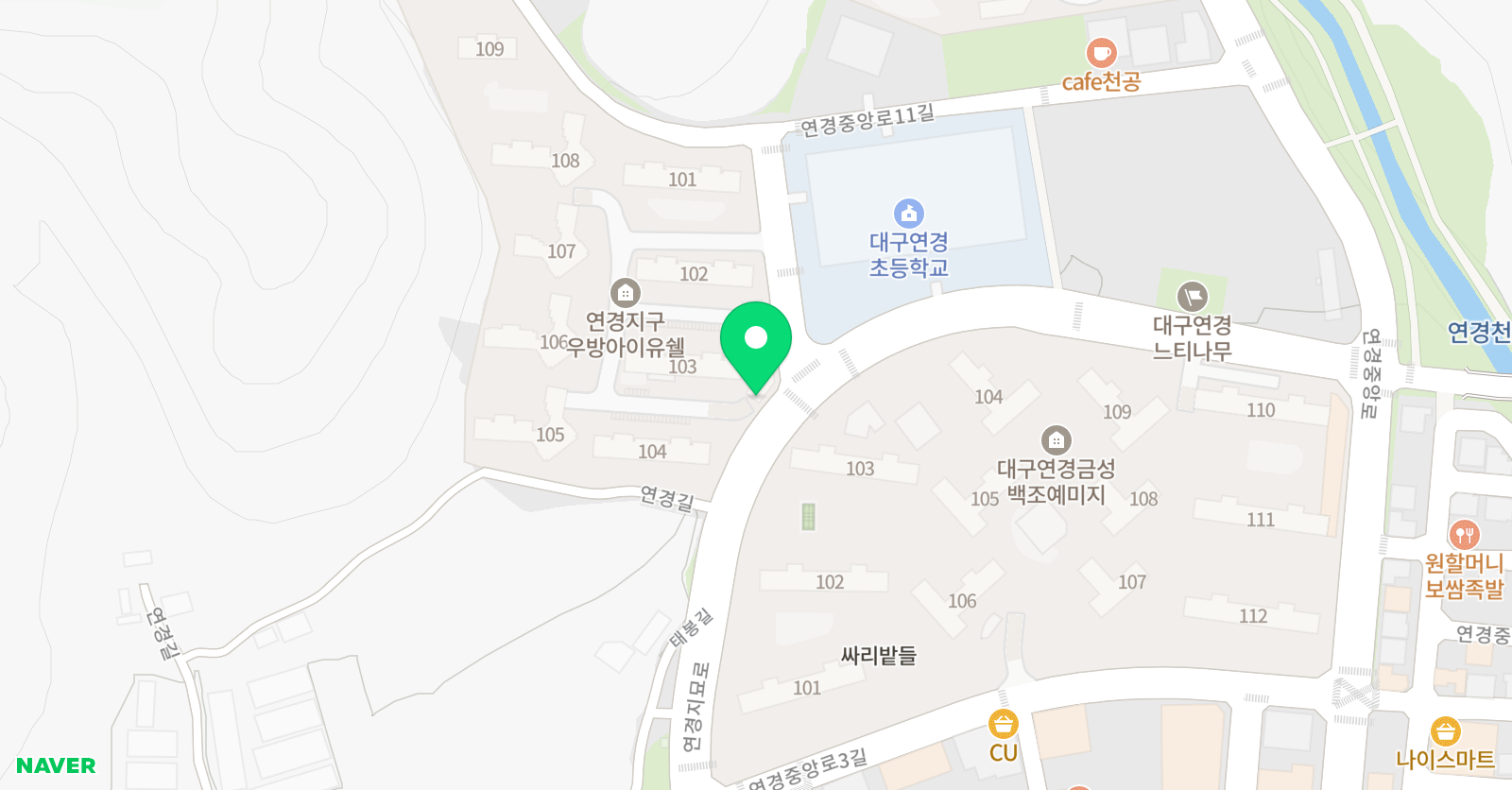 코뿔소창작미술 위치