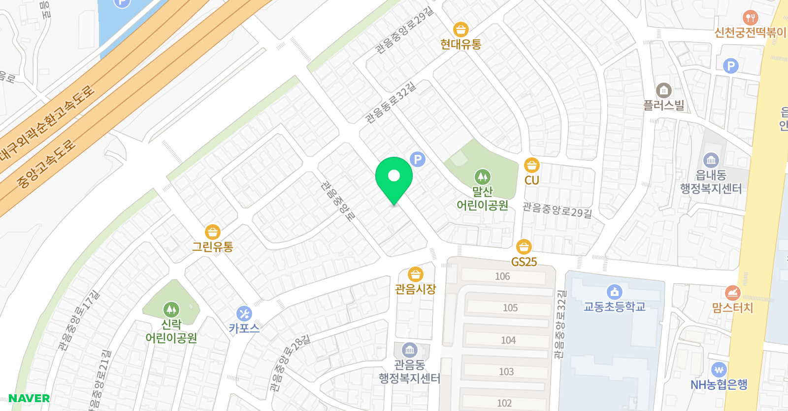 스마트해법 제이매쓰 수학교습소 위치