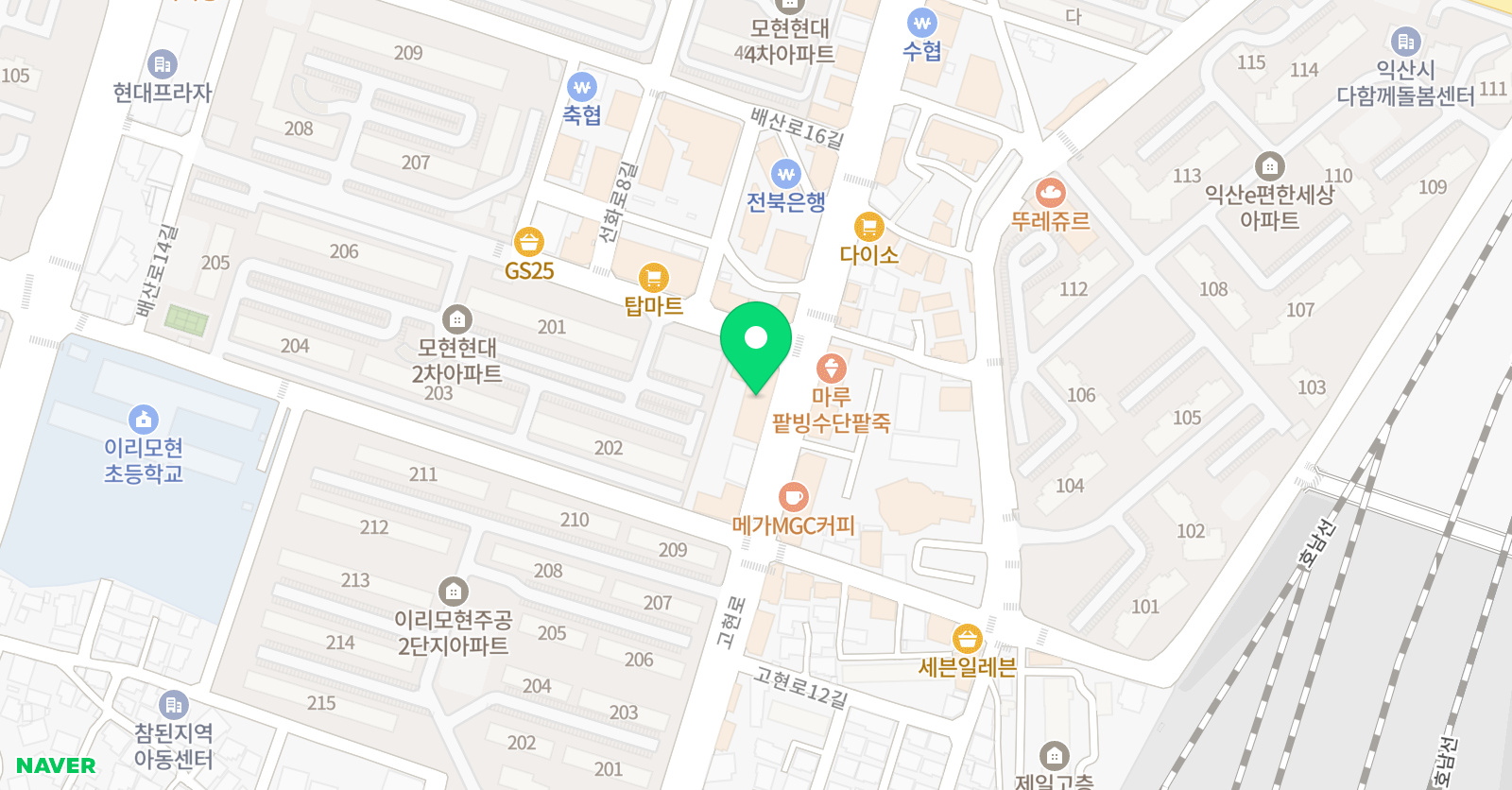 지샘 국어논술전문학원 위치