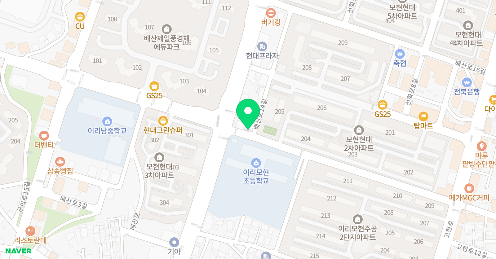 프라임 학원 위치