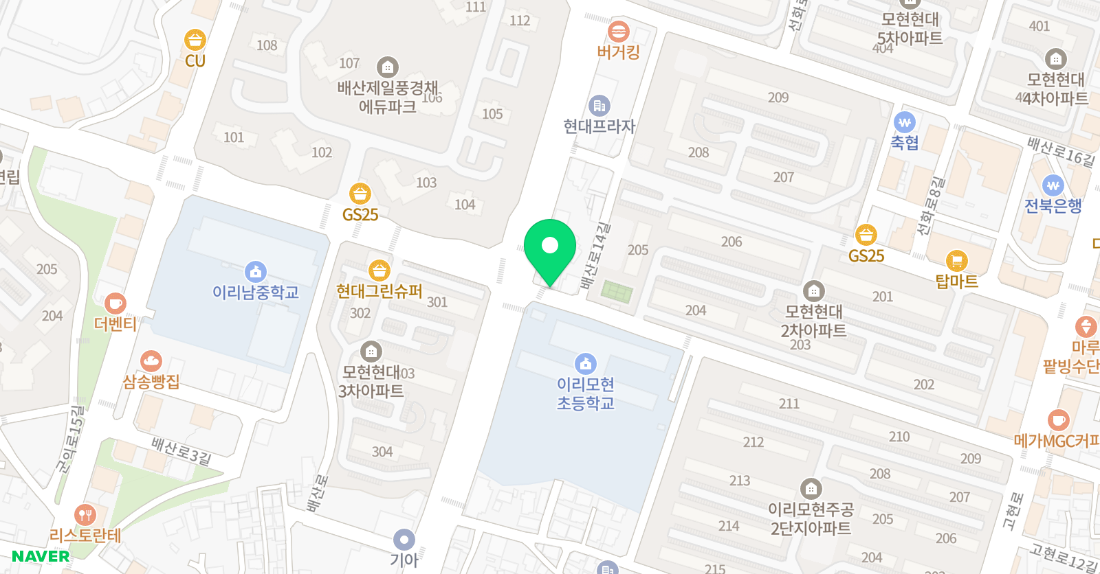 상명 수학학원 위치