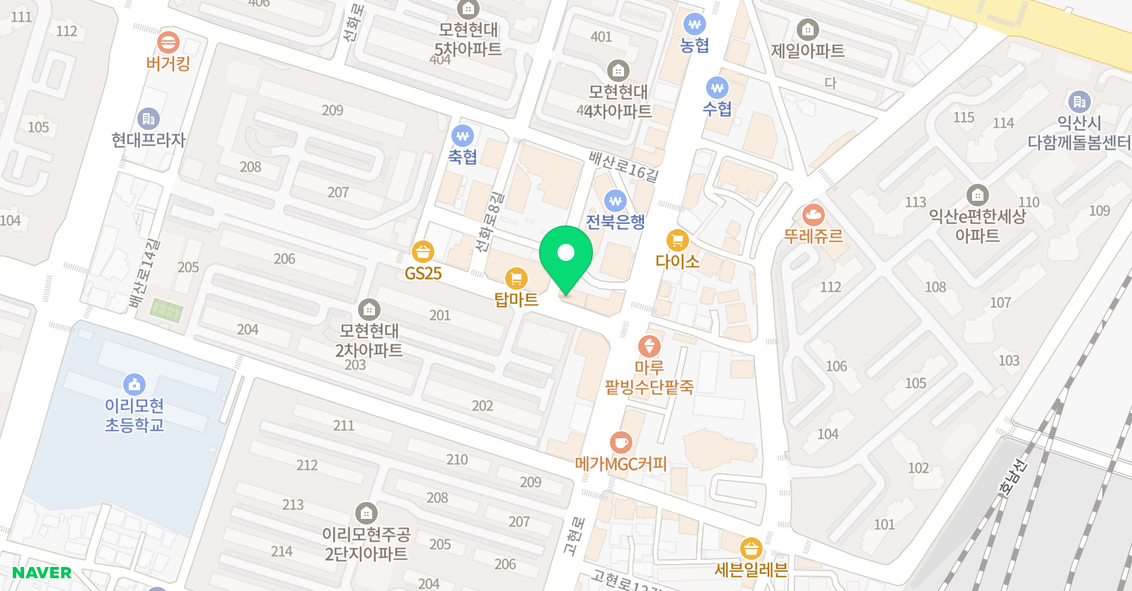 이지 피아노학원 위치