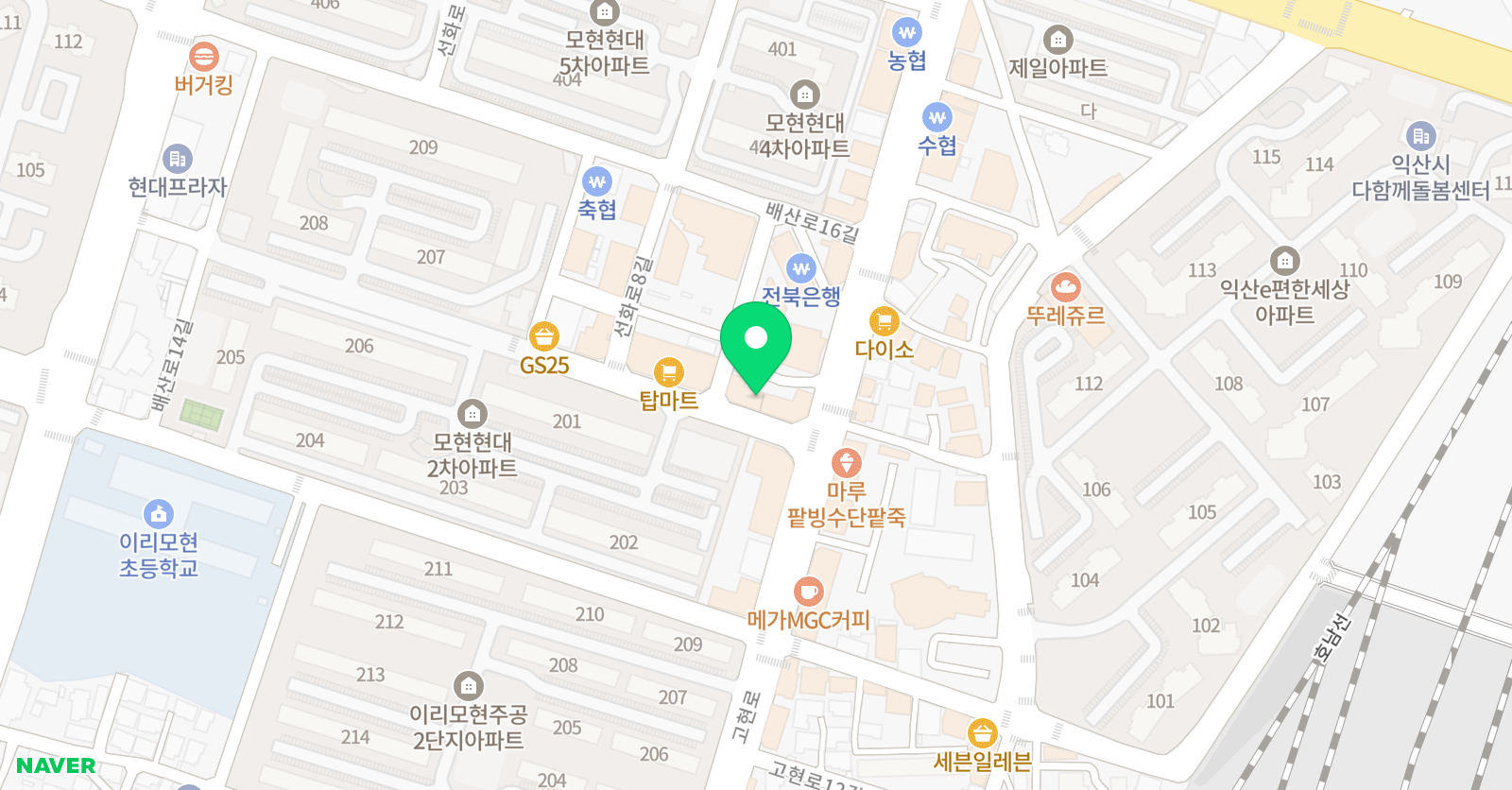 확인 영어자기주도 모현학원 위치