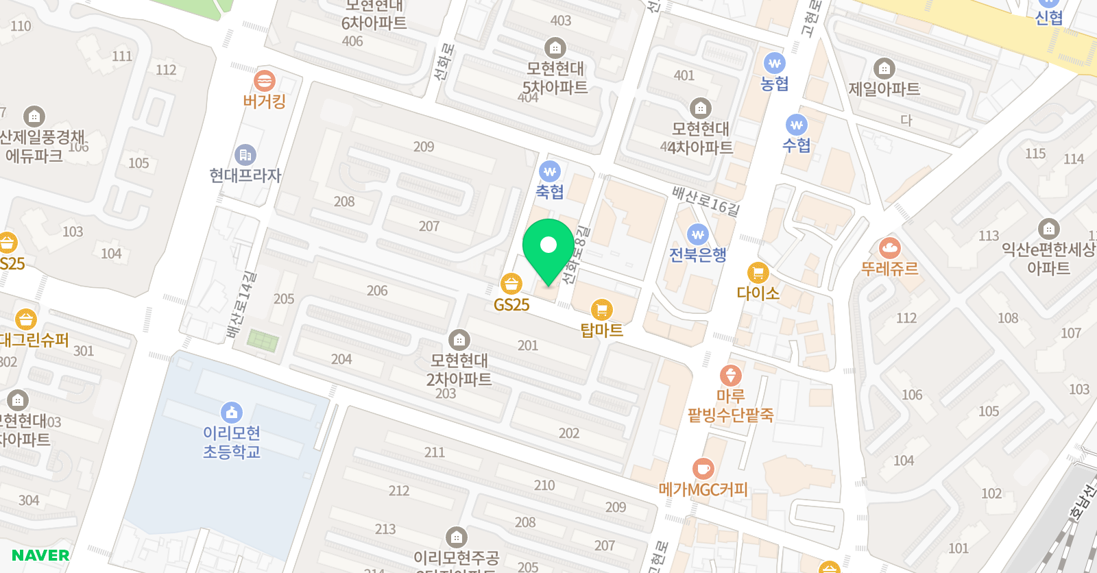 벨라 댄스스튜디오 위치
