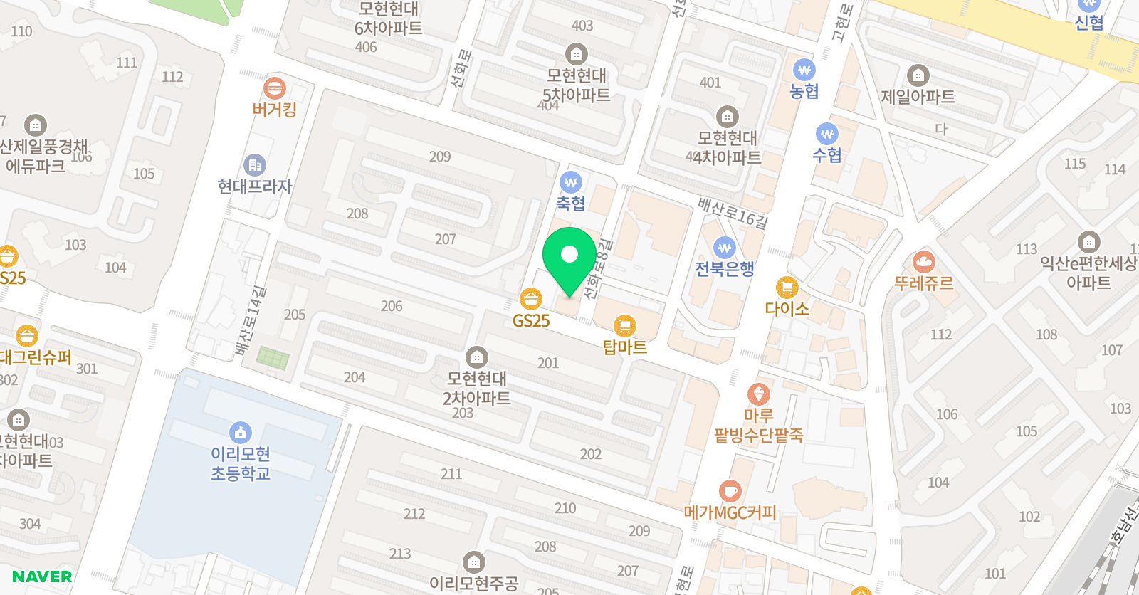 플라톤독서토론논술 모현교습소 위치