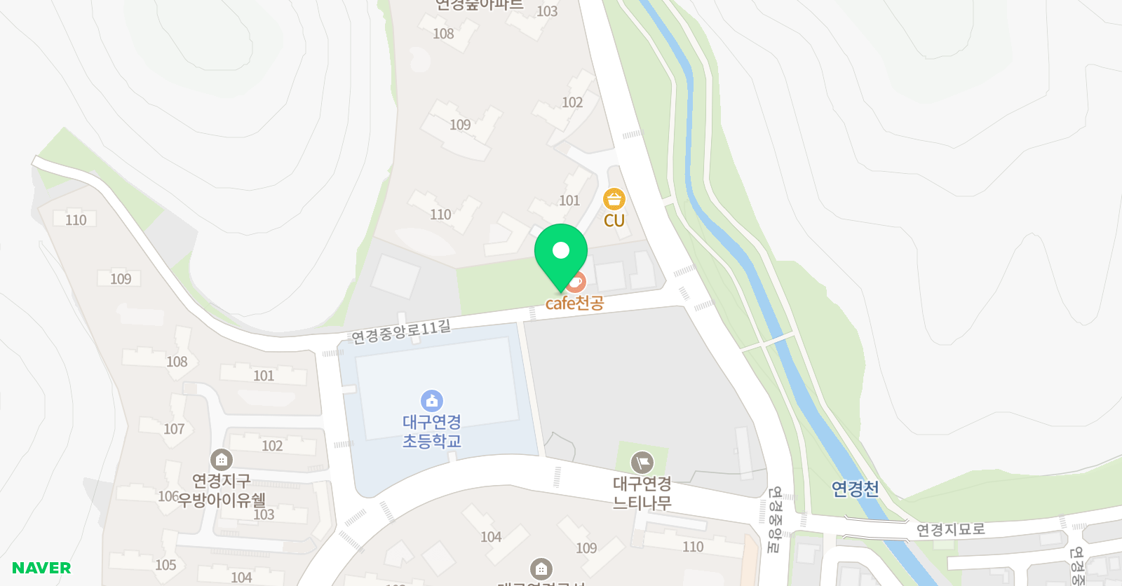 누리 영어 위치