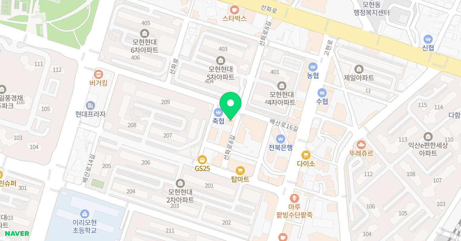 로페카 수학전문학원 위치
