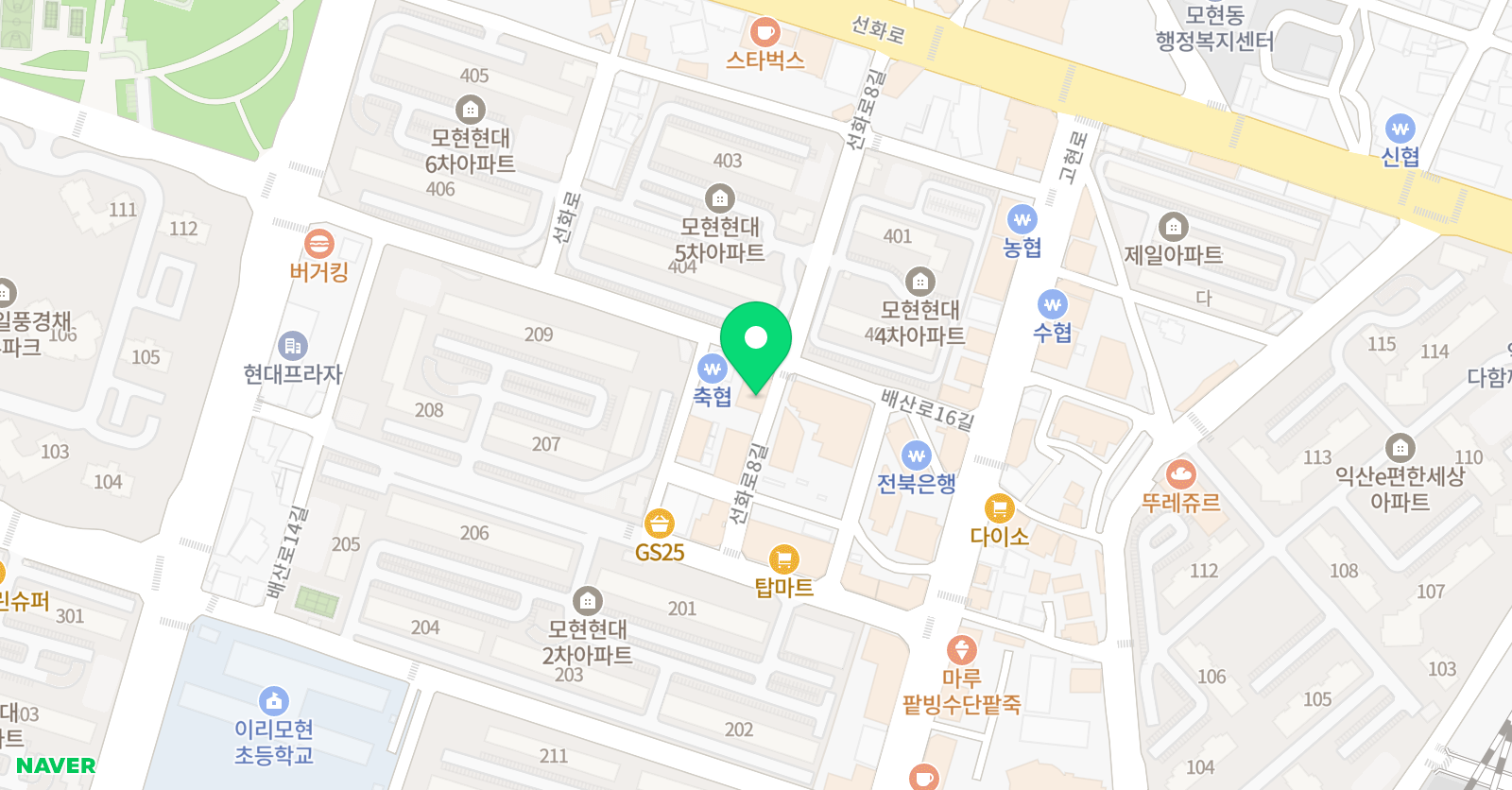 아이오 와영어전문학원 위치