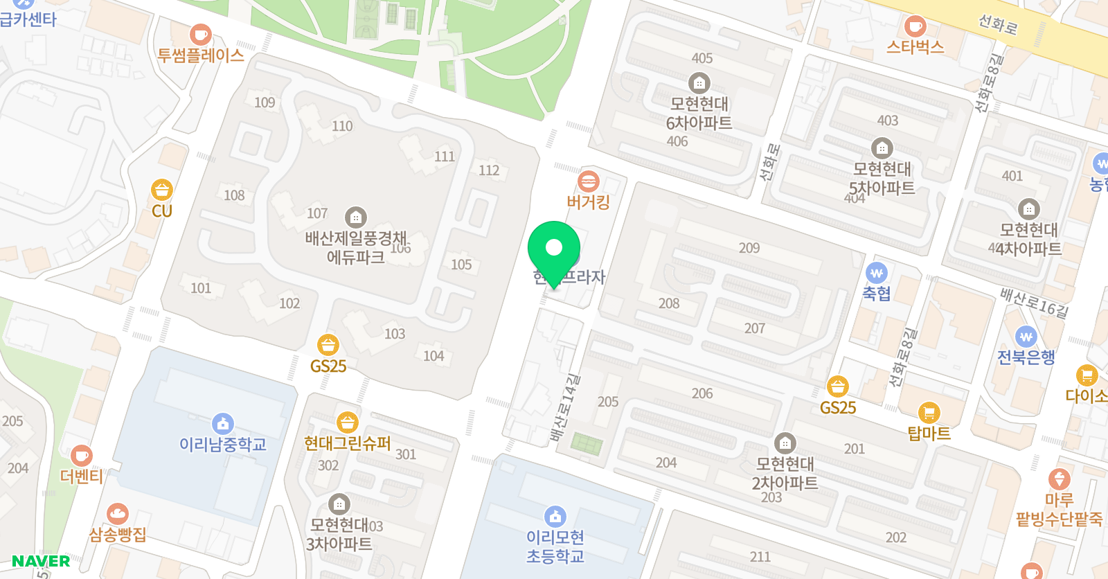 야무진 수학학원 위치