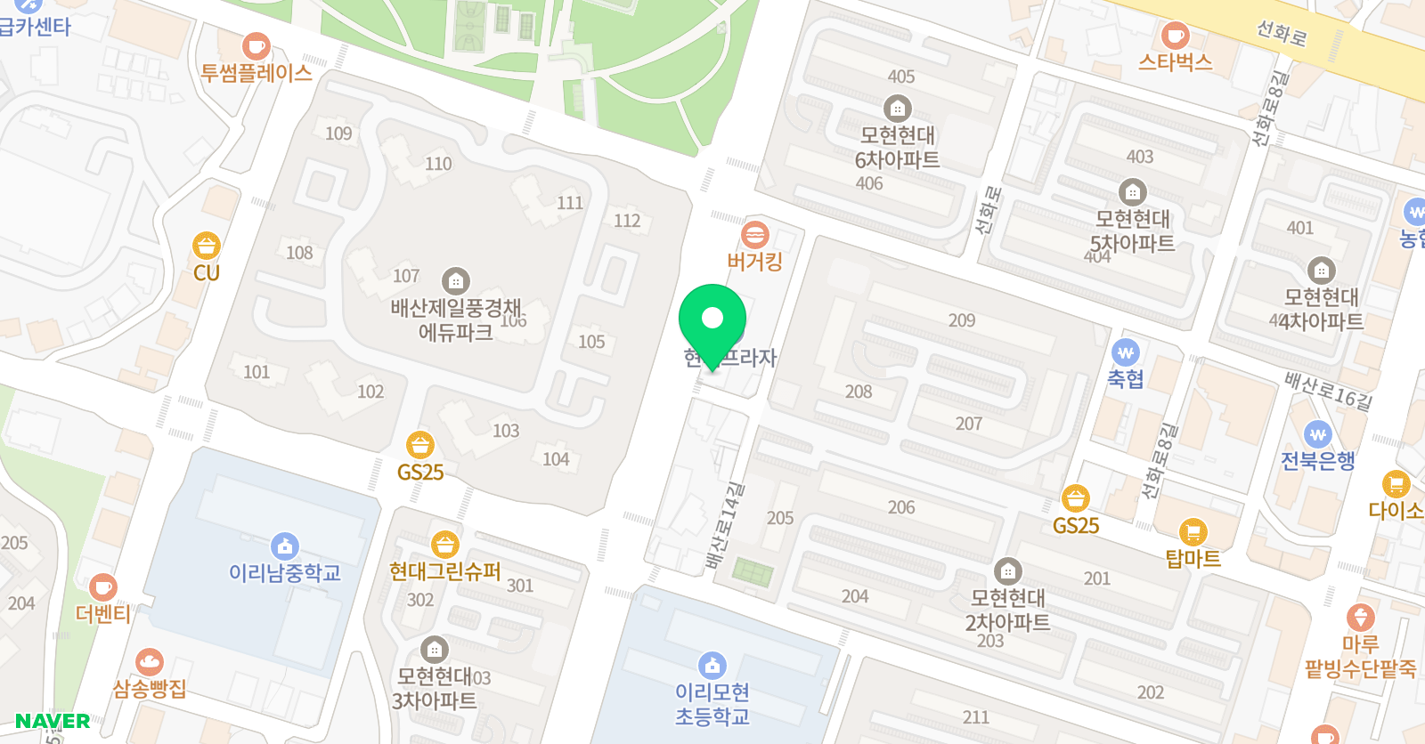 아이비티주니어 영어학원 위치
