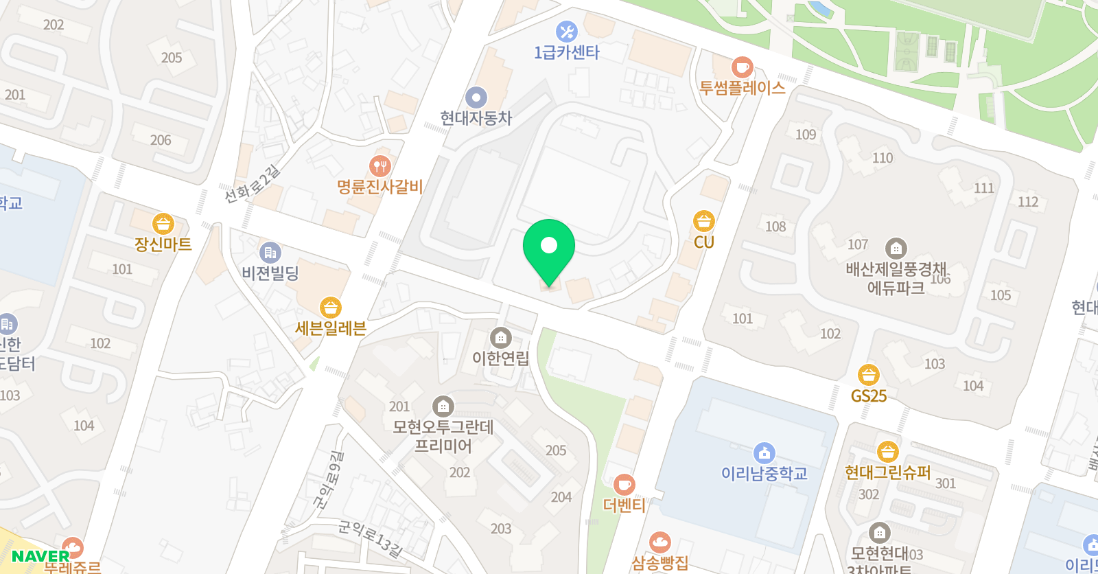 BL 영수학원 위치