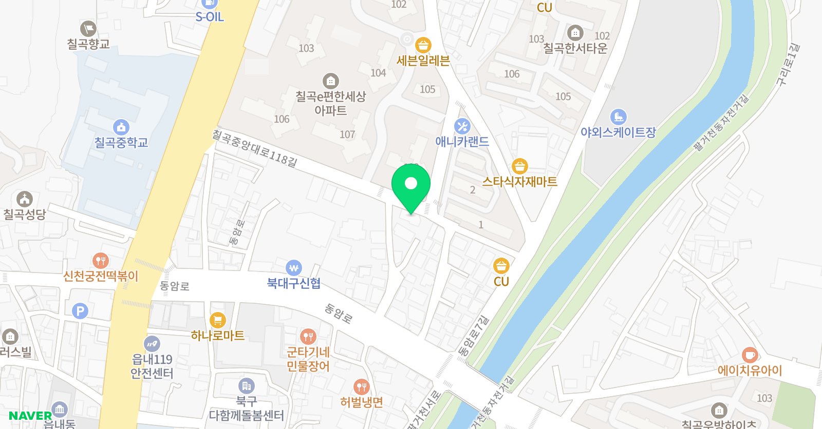 예쁜손피아노클래스 학원 위치