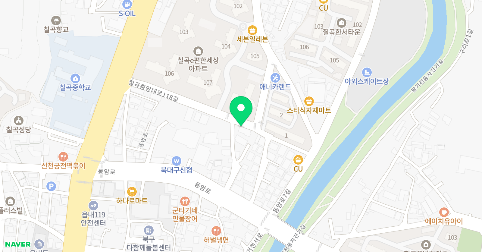 JES 영어 위치