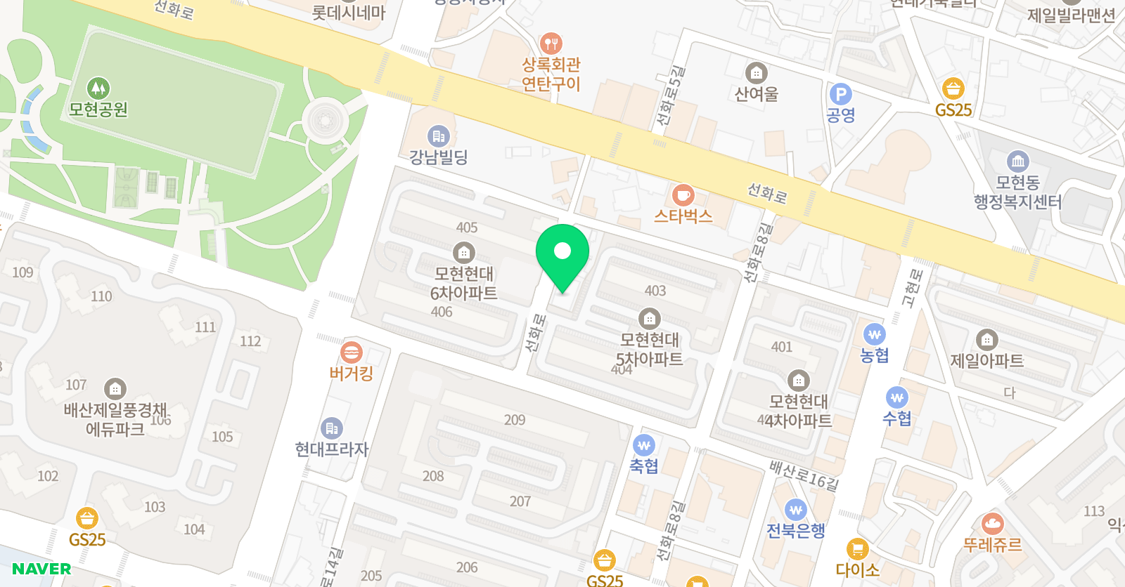 에듀앤플레이 학원 위치