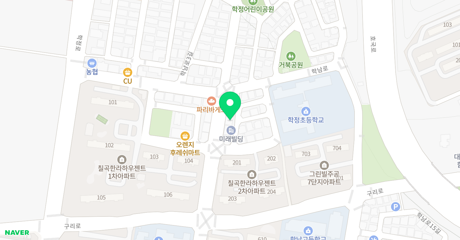 글로리아 음악학원 위치
