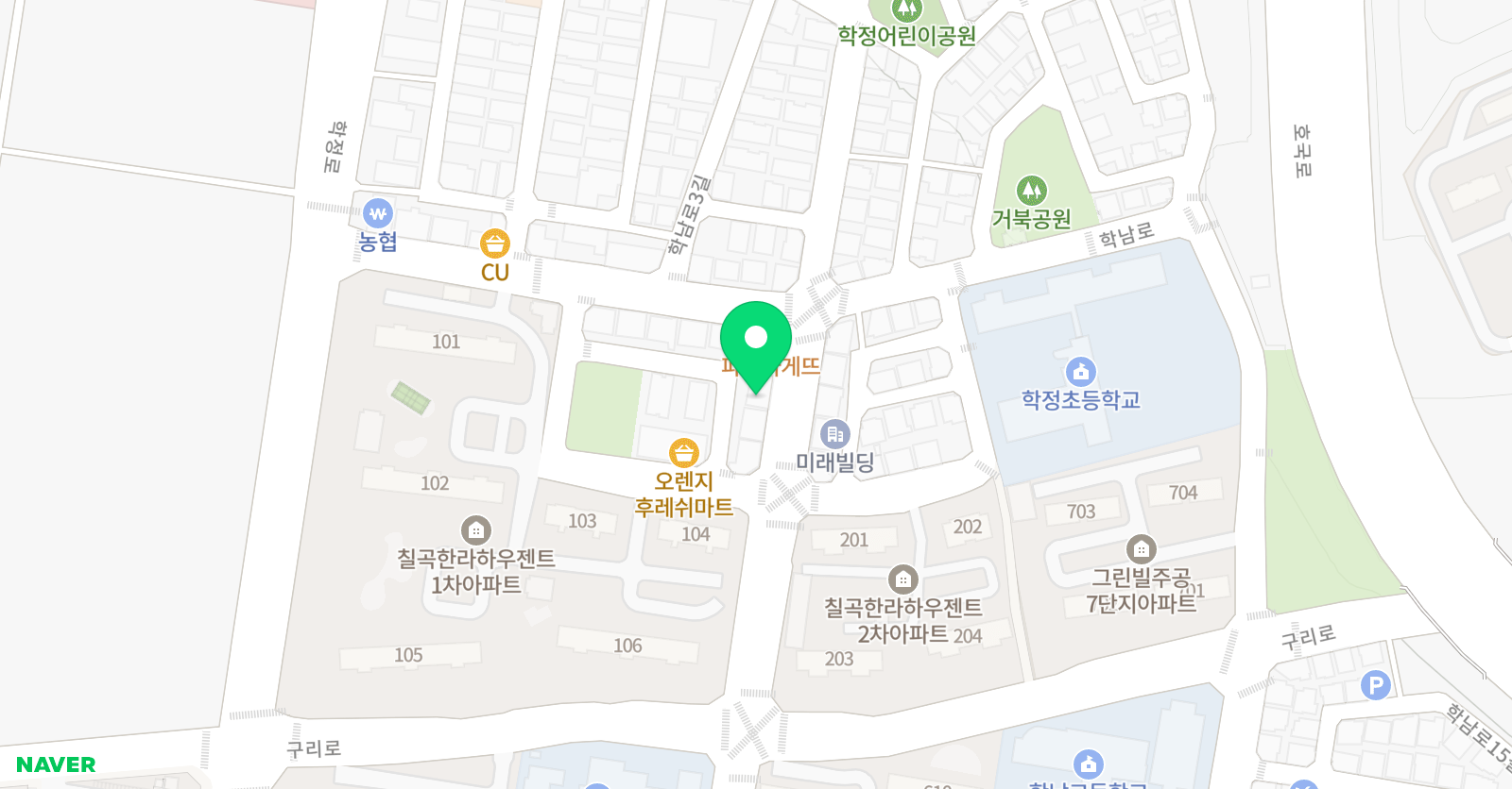다이브인투 지수어학원 위치