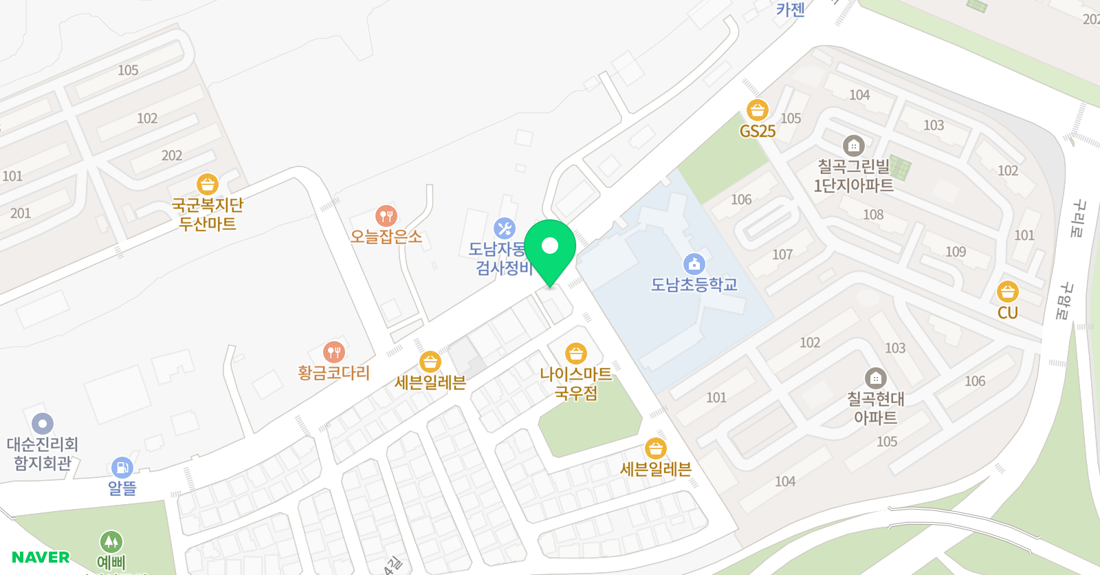 TEAM JTA 지구태권도 위치