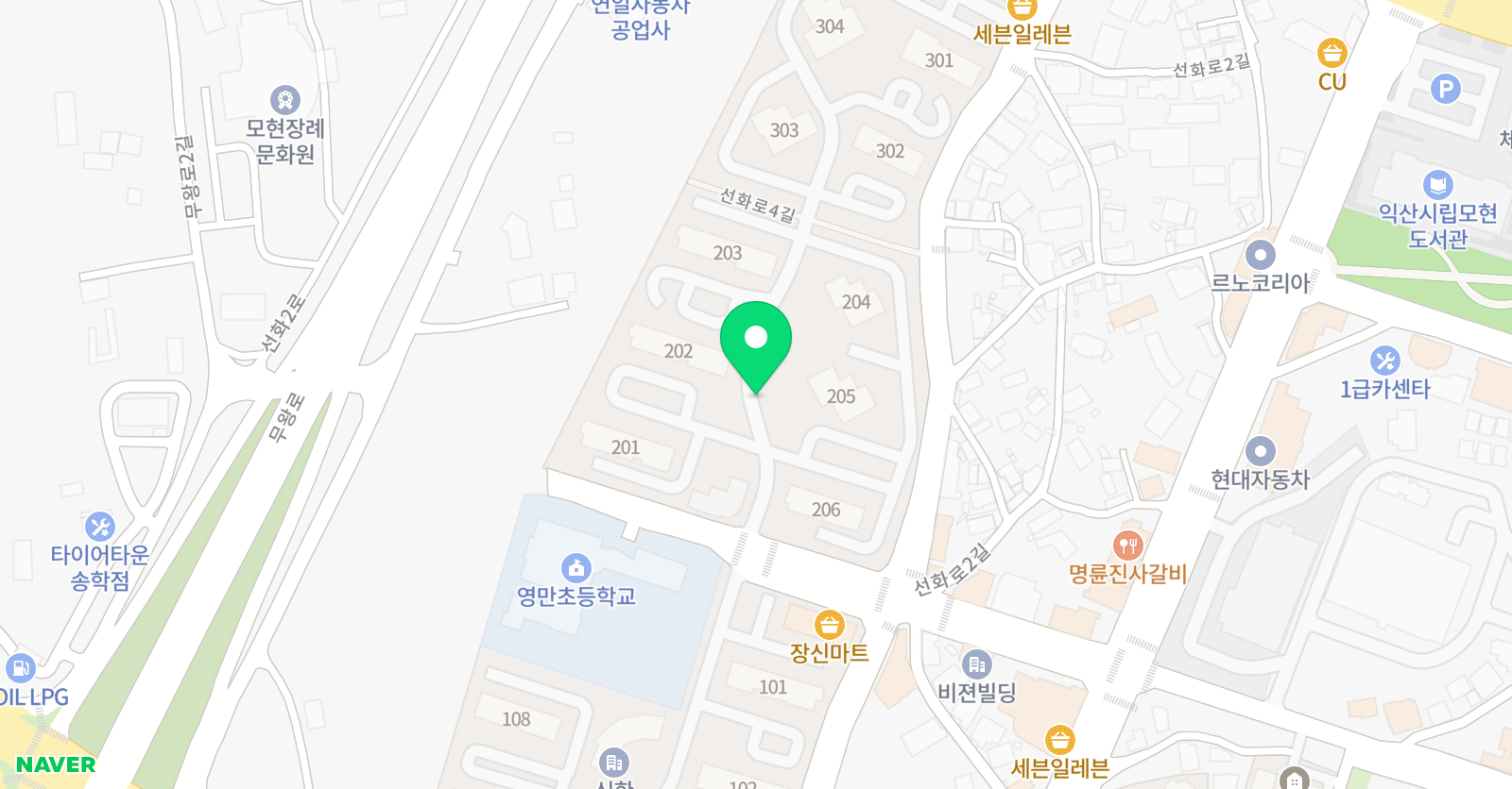 퍼스트 학원 위치