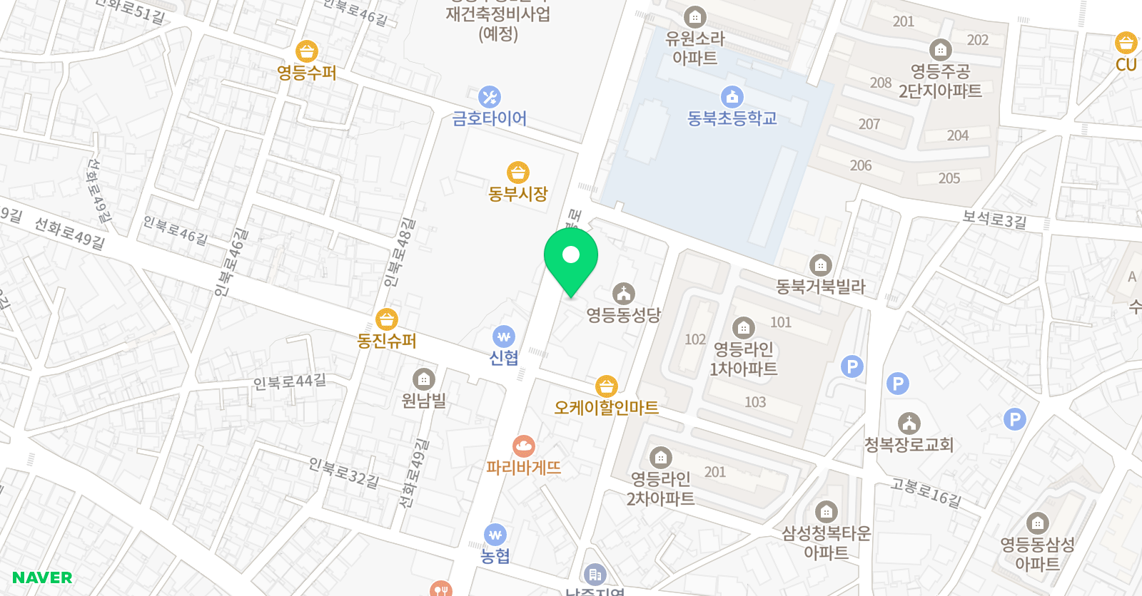 ISC 유소년 축구클럽 위치
