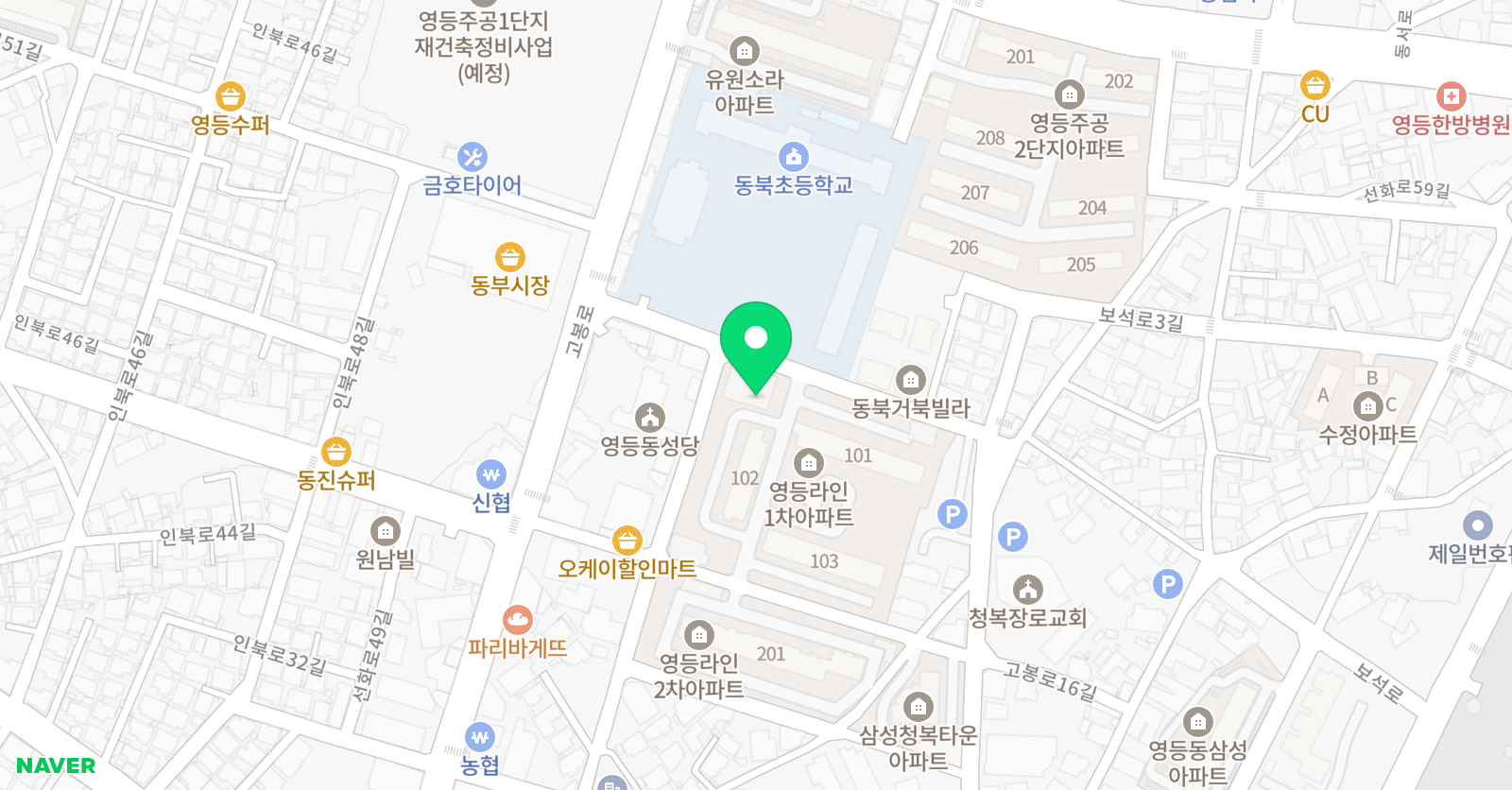 라인 피아노 학원 위치