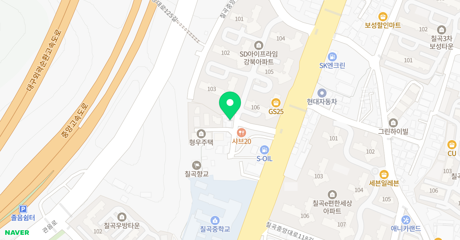 대영 수학영어학원 위치