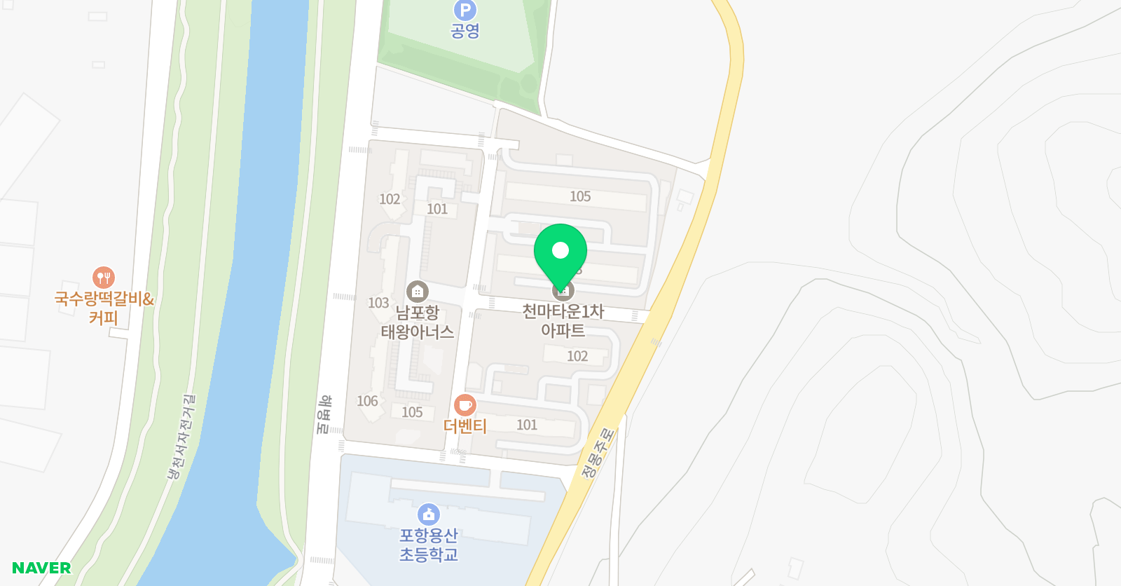 스터디탑학원 위치