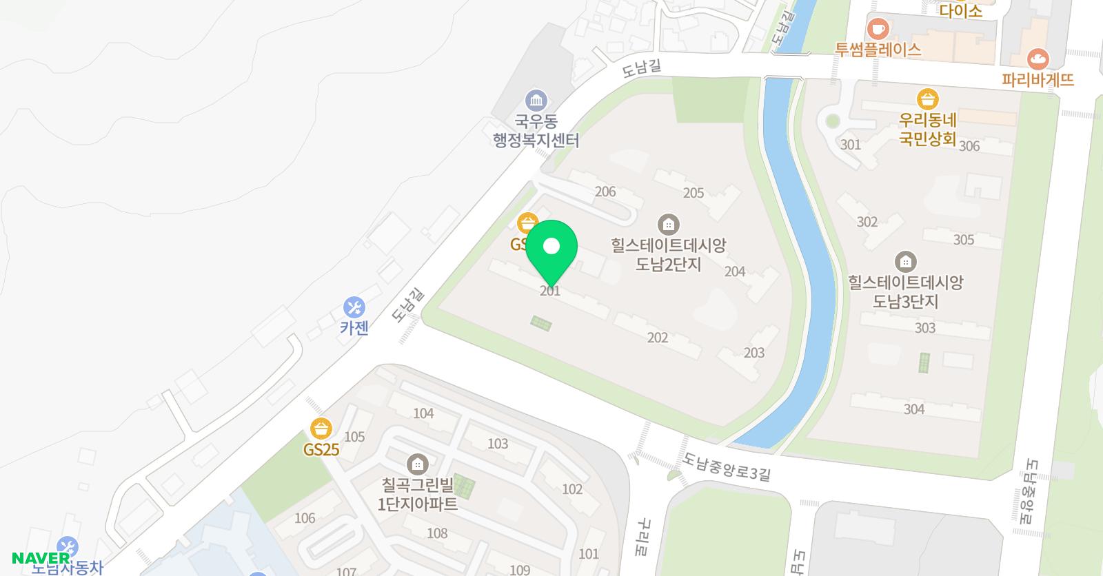 도남 해법독서논술 위치