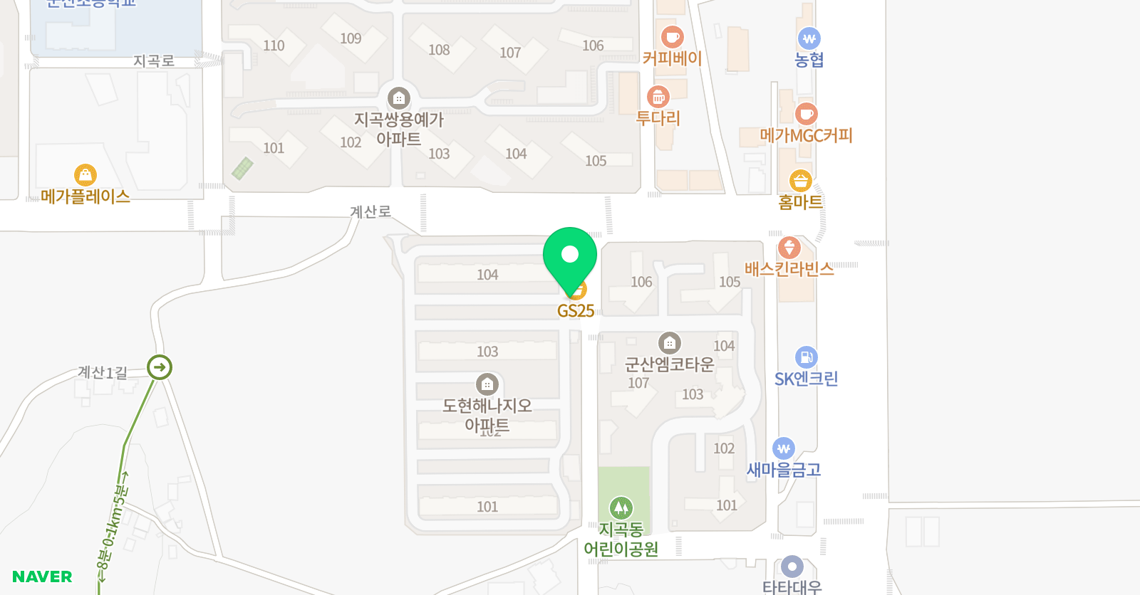 루바체 음악학원 위치